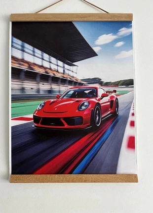 Affiche voiture course grand tourisme type Porsche, zustand: Sehr gut, 6,00 €, 7,00 € beinhaltet Vinted-Käuferschutz Pro
