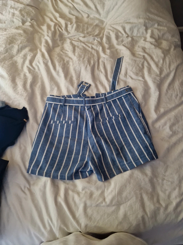 Blue and White shorts 4