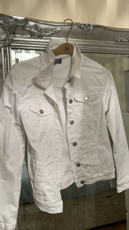 Dorothy perkins clearance white denim jacket