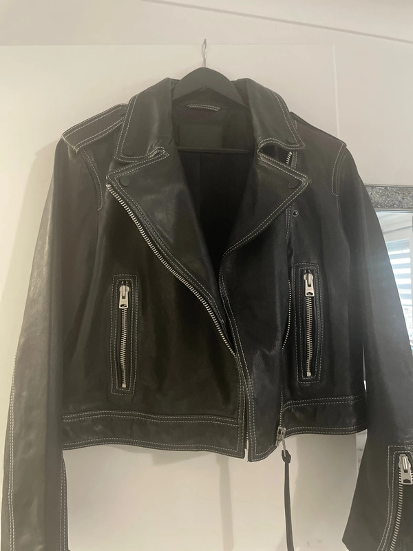 Allsaints leather biker jacket | Vinted