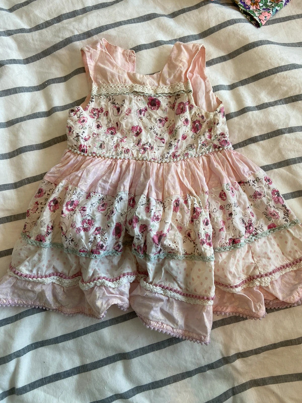 Baby girl dresses pink size 6-9 months