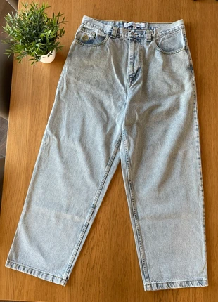 Pantalon polar big boy taille L bleu clair baggy streetwear, merk: Polar, staat: Heel goed, maat: L, € 80,00, € 84,70 inclusief Kopersbescherming