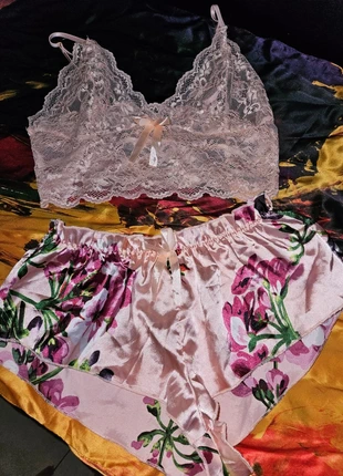 Shorty Brassière Dentelle Rose pale Taille S, condition: New without tags, size: S / 36 / 8, €13.30, €14.67 includes Buyer Protection