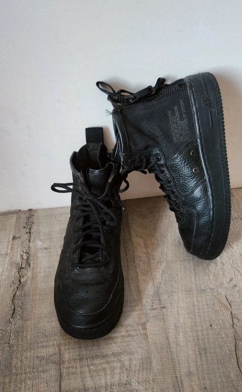 Nike air force 1 damskie czarne wysokie online