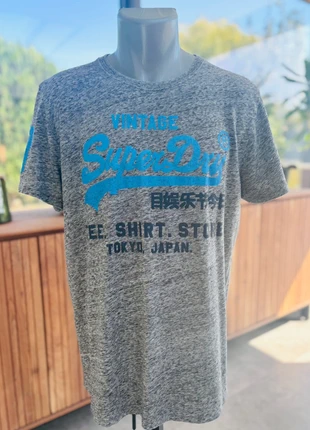 T-shirt Superdry homme gris chiné XL très bon état 50% coton, marque: Superdry, état: Très bon état, taille: XL, 8,00 €, 9,10 € Protection acheteurs (Pro) incluse