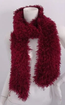 Bufanda burdeos de pelito. , marca: Local, estado: Muito bom, €4.00, €4.90 inclui Proteção do Comprador