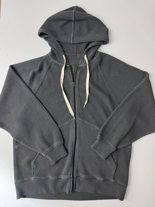 Aerie ribbed zip up 1