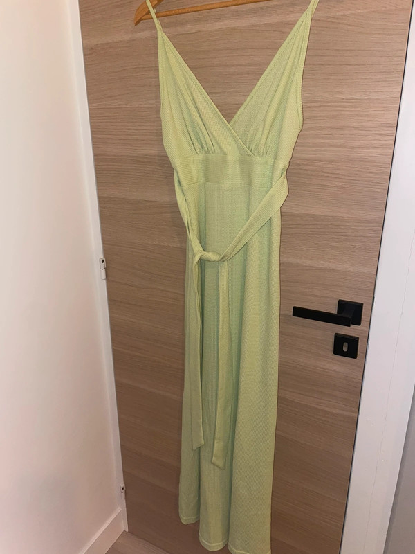 Robe longue verte 1