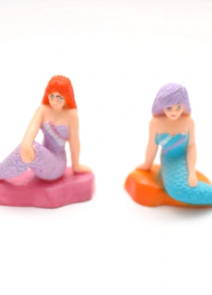 Lot de deux figurines SOMA sirènes merry mermaids, brand: Soma, condition: Good, size: Preemie, up to 44cm, €5.00, €5.95 includes Buyer Protection