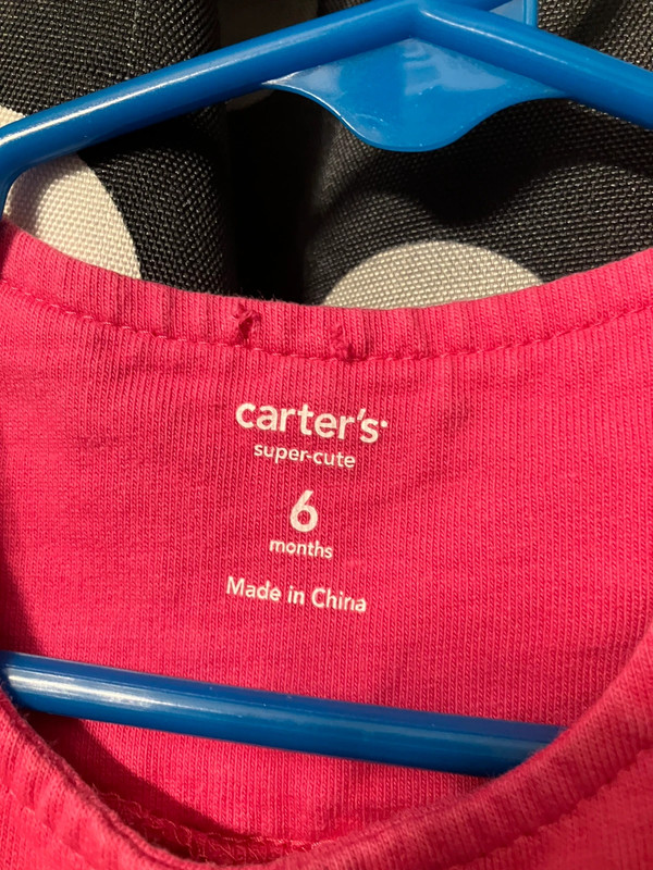 Girls carters dress size 6 months 2