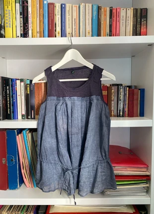 Canotta blu united color of Benetton, marca: United Colors of Benetton, estado: Nuevo sin etiquetas, tamaño: S / 36 / 8, 16,00 €, 17,50 € Protección al comprador incluida