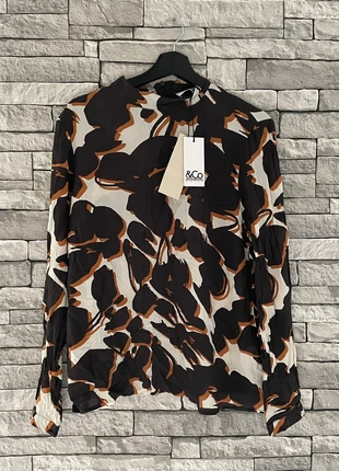 Andcowomen - Blouse print - XL, merk: &Co Woman, staat: Nieuw met prijskaartje, maat: XL / 42 / 14, € 20,00, € 21,70 inclusief Kopersbescherming