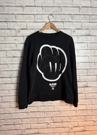 Disney x Bloc 28 Sweatshirt Men's L Black Jumper Mickey Mouse Glove Bloc28 RARE, brand: Bloc28, condition: Very good, size: L, £48.00, £51.10 includes Buyer Protection
