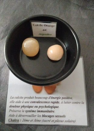 Calcite orange pierre roulé, brand: Pierre, condition: New without tags, €4.00, €4.90 includes Buyer Protection Pro