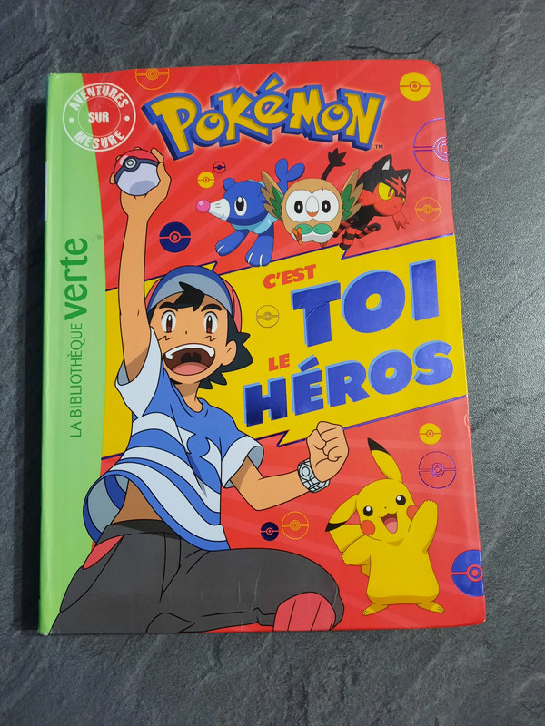 Livre Pokemon c est toi le héros