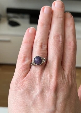 Edelsteen Lepidoliet ring ringmaat 53, merk: Handgemaakt, staat: Nieuw zonder prijskaartje, maat: 53.1 mm / 16.9 mm Ø, € 7,50, € 8,58 inclusief Kopersbescherming