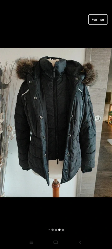 Doudoune Superdry noire XS - photo numéro 7