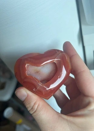 Carneool steen met druzy, marca: Jewerly, estado: Muito bom, €15.00, €16.45 inclui Proteção do Comprador