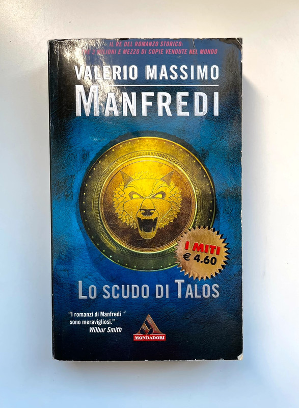 Libro “Lo scudo di Talos” - Valerio Massimo Manfredi