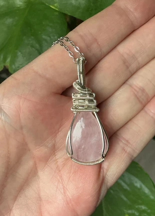 🌸 Rozenkwarts edelsteen ketting 😘, staat: Heel goed, € 18,00, € 19,60 inclusief Kopersbescherming Pro