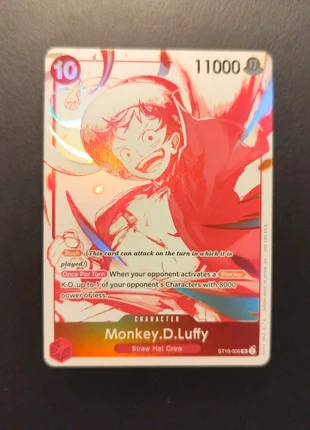 carta one piece gcc luffy st10-006 sr Promotional card one piece gcc carrying on his will, marque: OnePiece, état: Neuf sans étiquette, 4,90 €, 5,85 € Protection acheteurs incluse