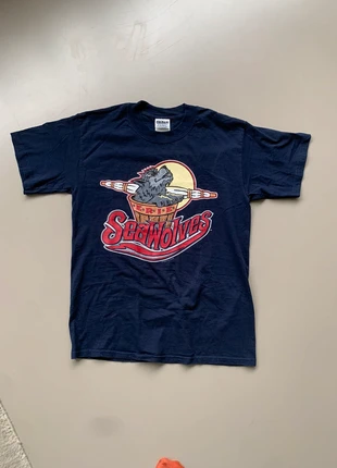 Vintage Seawolves tee, merk: Gildan, staat: Heel goed, maat: M, € 10,00, € 11,20 inclusief Kopersbescherming