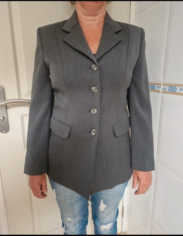 Jolie veste blazer grise femme taille L/40
