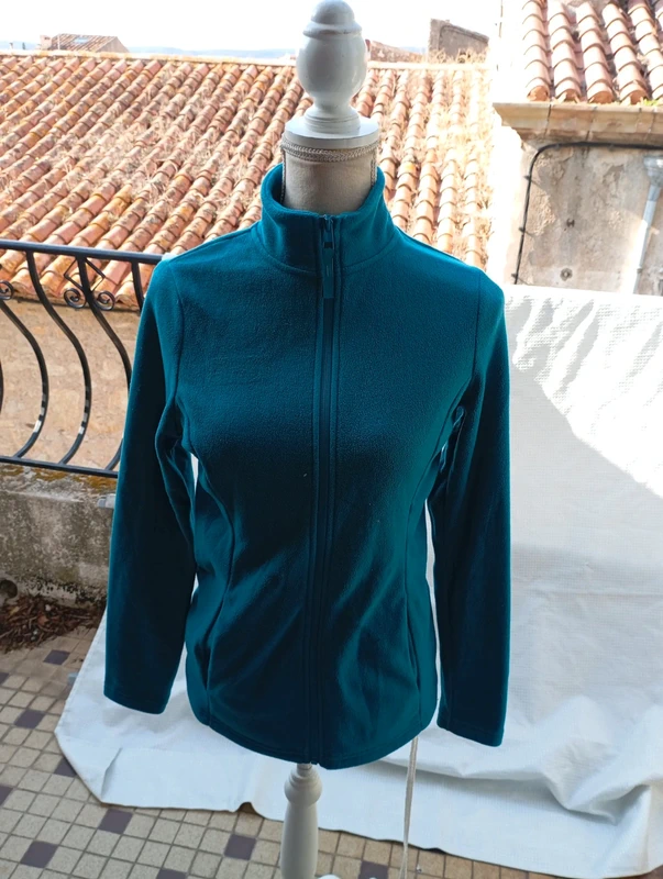 Veste polaire Dunnes, taille XS, de couleur bleu canard