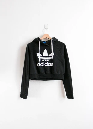 Adidas cropped hoodie | Sweat court adidas, marque: adidas, état: Très bon état, taille: S / 36 / 8, 18,00 €, 19,60 € Protection acheteurs (Pro) incluse