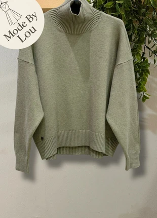 Pull kaki col montant /roulé, marca: Tendance, estado: Muy bueno, tamaño: XL / 42 / 14, 29,50 €, 31,68 € Protección al comprador Pro incluida