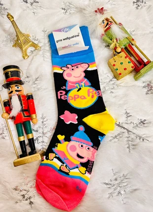 🧦 Chaussettes fantaisie Peppa Pig – Design coloré, brand: Peppa Pig, condition: New with tags, size: One size, €9.99, €11.19 includes Buyer Protection Pro