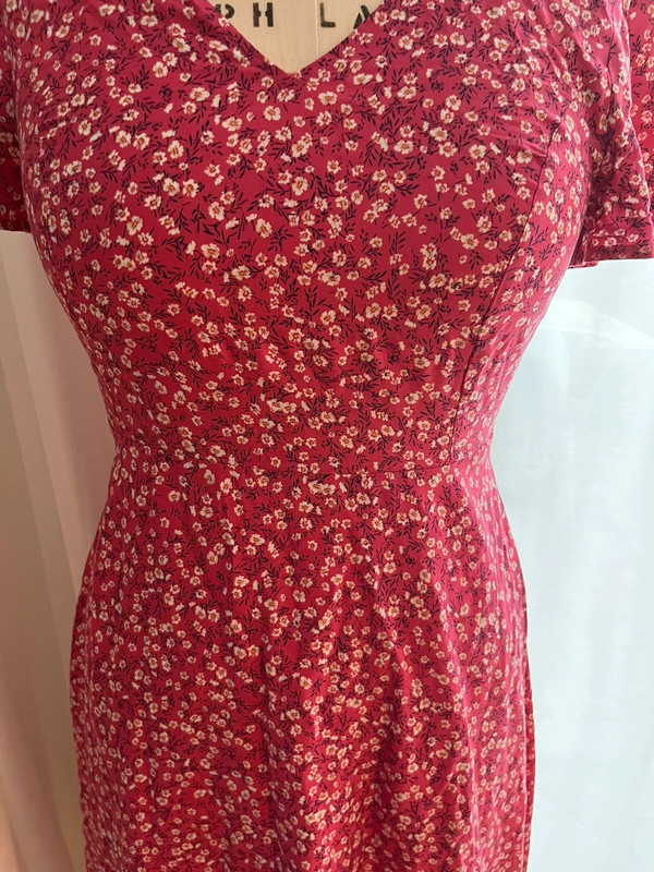Old Navy cotton long floral dress elastic back women’s size Small 2