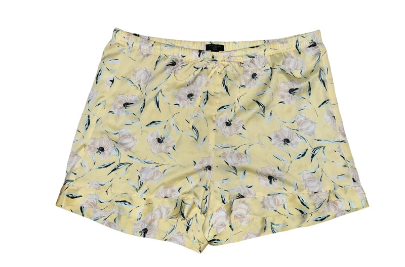Ann Taylor Sleep Yellow Floral Pajama/Lounge Shorts 1