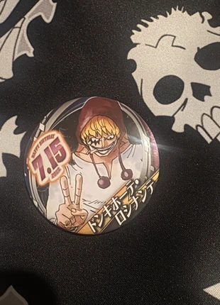 One piece large birthday badge corazon, brand: OnePiece, condition: Very good, £3.00, £3.85 includes Buyer Protection