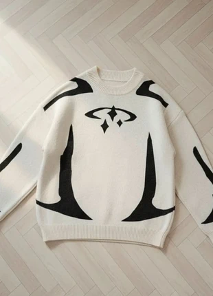 Pull Y2k blanc et noir, marke: kumm, zustand: Sehr gut, größe: M, 59,90 €, 63,60 € inklusive Vinted-Käuferschutz