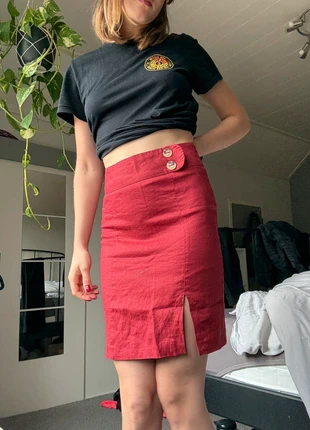 linnen 60s rok, marca: HFN by Halfon, estado: Muy bueno, tamaño: XS / 34 / 6, 8,00 €, 9,10 € Protección al comprador incluida