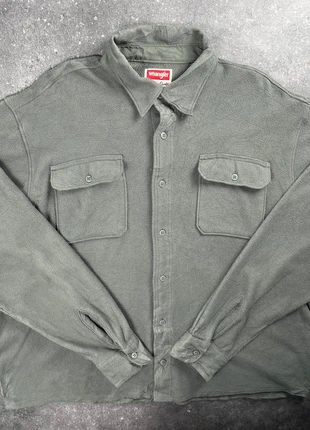 Surchemise polaire Wrangler Premium Quality grise poches poitrine - XL homme - polyester 2PL 79, brand: Wrangler, condition: Very good, size: XL, €20.00, €21.70 includes Buyer Protection Pro
