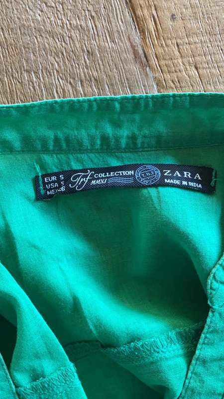 Zara. Chemisier Femme Camisa Verde Mujer. Talla S Vinted
