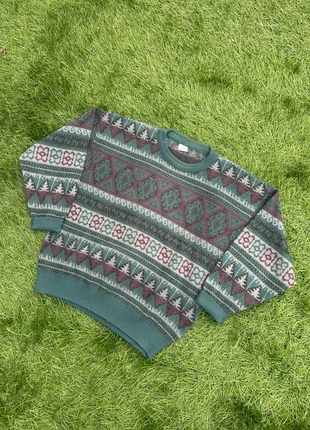 - Vintage Jersey “ Autumn Green Forest“ Coogi Style Italian Design, merk: Vintage Dressing, staat: Heel goed, maat: M, € 19,95, € 21,65 inclusief Kopersbescherming