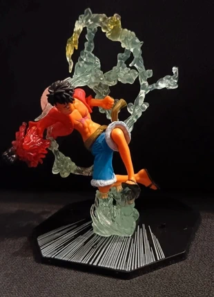 Figurine One Piece Monkey D. Luffy Attaque (nuages bleu/jaune) 17,5cm, marque: OnePiece, état: Très bon état, taille: Prématuré, jusqu'à 44cm, 9,99 €, 11,19 € Protection acheteurs incluse