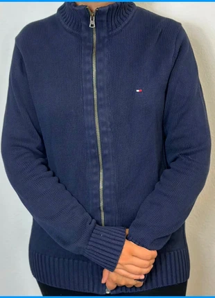 Pull Zip Tommy Hilfiger Bleu marine / Col camionneur/ Logo brodé / Taille S Homme, marque: Tommy Hilfiger, état: Très bon état, taille: S, 20,00 €, 21,70 € Protection acheteurs incluse