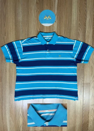 Polo Thomas Burberry rayas azul celeste y marino – Talla XL, marca: Thomas Burberry, estado: Muito bom, tamanho: XL, €8.00, €9.10 inclui Proteção do Comprador