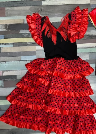 Robe déguisement Espagne 6-8ans, estado: Bom, tamanho: 6 anos / 116 cm, €10.00, €11.20 inclui Proteção do Comprador