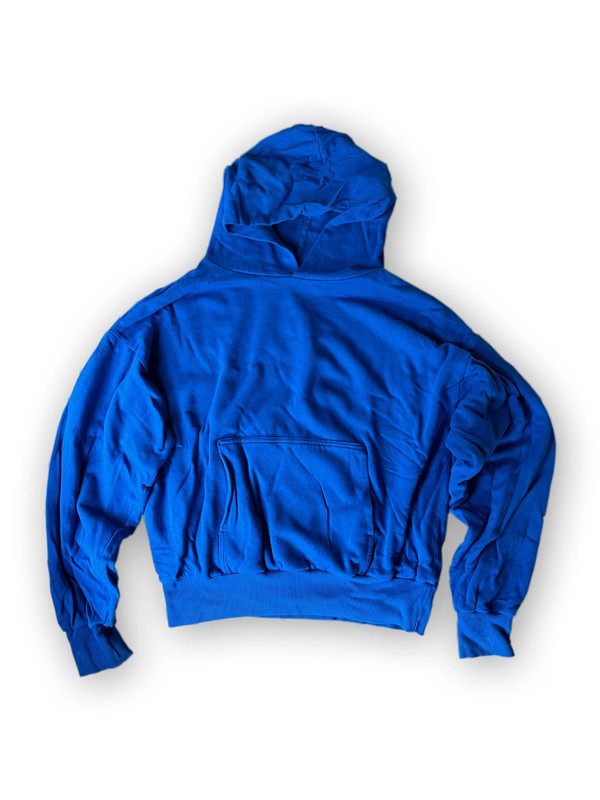 Double Layer Hoodie - Blue, mnml