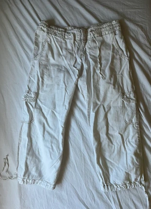 Pantalones blancos pirata/capri, marque: Vintage Dressing, état: Satisfaisant, taille: S / 36 / 8, 5,00 €, 5,95 € Protection acheteurs incluse