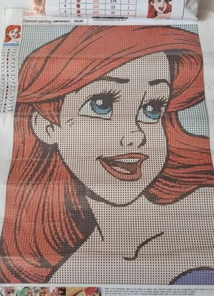 Diamond painting ariel la petite sirène, brand: Diamond Painting, condition: New without tags, size: M, €7.90, €9.00 includes Buyer Protection