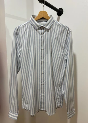 Chemise rayée MY12163 Bleu/blanc Ikks Men Taille L, marca: IKKS, estado: Muy bueno, tamaño: L, 67,50 €, 71,58 € Protección al comprador Pro incluida