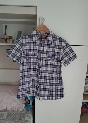 camicia viola a quadri, brand: Vintage Love, condizioni: Nuovo senza cartellino, taglia: M, €1.50, €2.28 include la Protezione acquisti