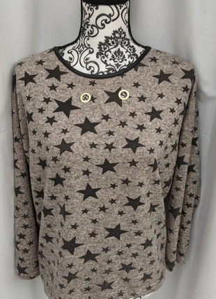 Pull à manches longues motif étoile femme taille M, état: Très bon état, taille: M / 38 / 10, 3,00 €, 3,85 € Protection acheteurs incluse