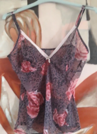 Débardeur voile, marque: Lingerie Land, état: Très bon état, 5,00 €, 5,95 € Protection acheteurs incluse